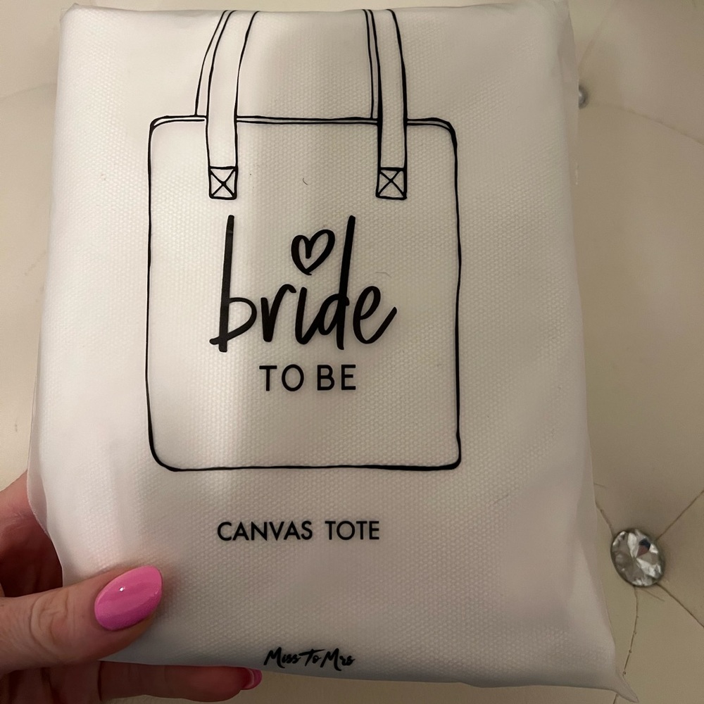 Never used Bride-to-be tote bag💍